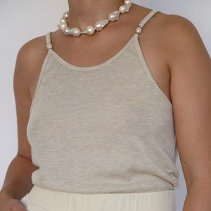 Donni Knit Pearl Tank XS
